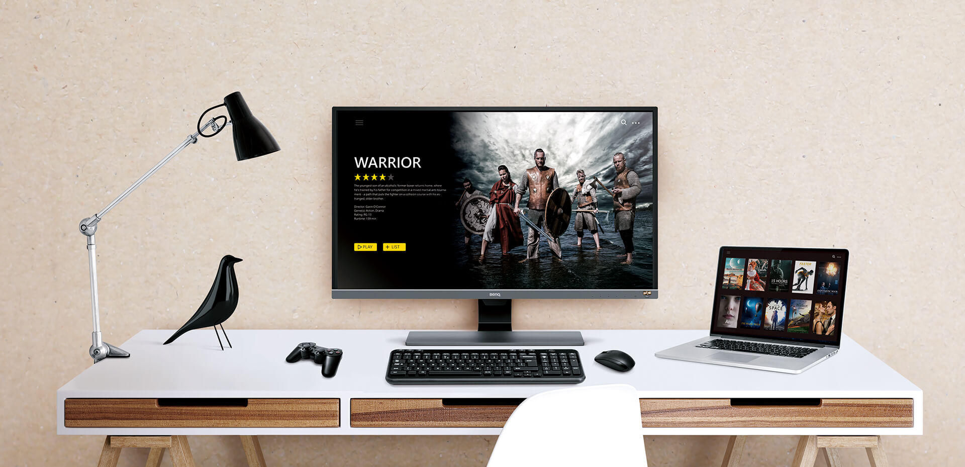 BenQ Entertainment and Gaming Monitors, 4K, QHD , Curved, HDR